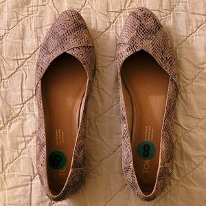 Toms Slip-on Snake Skin